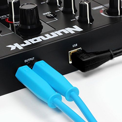 DJ TechTools כבלים כרומה כבלים זווית ימנית USB-A לכבל USB-B | 1.5m / 5 ft | אופטימיזציה של שמע | מוגן מפני הפרעות